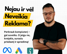 Reklama: Facebook ads, Google ads, Email Marketing - Reklamos paslaugos - 1 Reklamos paslaugos - Reklama: Facebook ads, Google ads, Email Marketing - 1