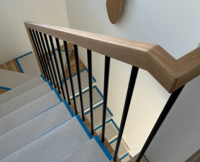 Statybos, apdaila - Laiptų pakopų ir turėklų gamyba, bei montavimas. - 4