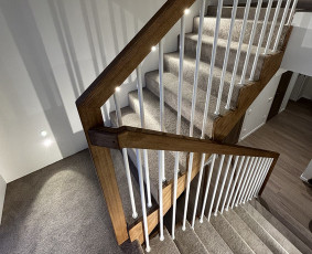 Statybos, apdaila - Laiptų pakopų ir turėklų gamyba, bei montavimas. - 2
