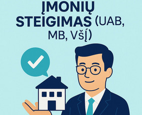 Profesionali buhalterinė apskaita ir finansų tvarkymas - Įmonių steigimas (UAB, MB, VšĮ) - 1 Įmonių steigimas (UAB, MB, VšĮ) - Profesionali buhalterinė apskaita ir finansų tvarkymas - 1