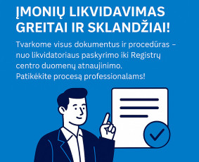 Įmonių likvidavimas - Profesionali buhalterinė apskaita ir finansų tvarkymas - 1