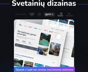 Svetainių dizainas (web design) - Top +350 įmonių pasitikėjo. Sukursime dizainą, kuris veikia! - 2