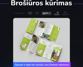 Top +350 įmonių pasitikėjo. Sukursime dizainą, kuris veikia! - Skrajutės maketavimas - 1 Skrajutės maketavimas - Top +350 įmonių pasitikėjo. Sukursime dizainą, kuris veikia! - 1