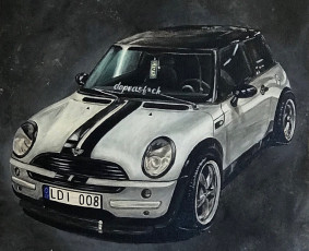 30x40cm drobė, akriliniai dažai. 2020