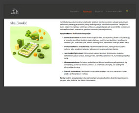 Internetinio puslapio kainą sužinokite per kelias sekundes! / Gerve Web Works / Darbų pavyzdys ID 4043615