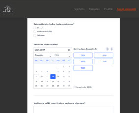 Internetinio puslapio kainą sužinokite per kelias sekundes! / Gerve Web Works / Darbų pavyzdys ID 4043625