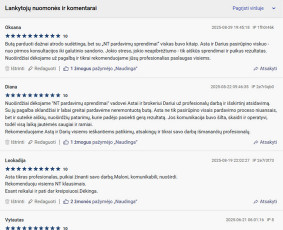 NT brokeris (agentas) Vilniuje Asta Samulionytė - Kitos kategorijos - 2 Kitos kategorijos - NT brokeris (agentas) Vilniuje Asta Samulionytė - 2