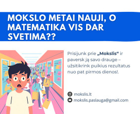 Individualios matematikos pamokos tik nuo 21 €! - Mokymai, kursai, kalbos - 4 Mokymai, kursai, kalbos - Individualios matematikos pamokos tik nuo 21 €! - 4