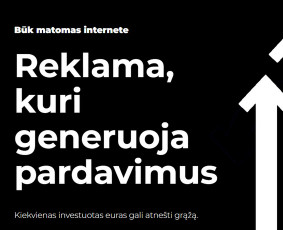 Facebook & Google reklama – tikra grąža paremta skaičiais. - Reklamos internete kūrimas - 1 Reklamos internete kūrimas - Facebook & Google reklama – tikra grąža paremta skaičiais. - 1