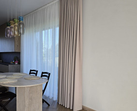 Dieninės užuolaidos - Užuolaidų siuvimas audiniai bėgeliai karnizai montavimas - 3