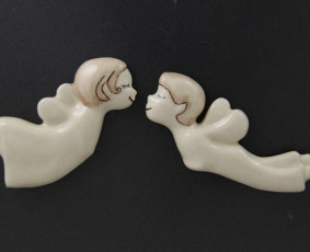 Keramikinių suvenyrų gamyba - Keramikos pamokos. Balto molio keramikos dirbiniai. - 3