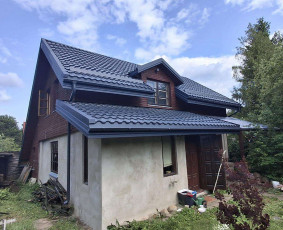 Stoginių, pavėsinių statyba. Stogo darbai. Karkasiniai namai / Kiemas Tvirtai / Darbų pavyzdys ID 4215355