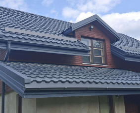 Stoginių, pavėsinių statyba. Stogo darbai. Karkasiniai namai / Kiemas Tvirtai / Darbų pavyzdys ID 4215359