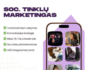 Rinkodara (marketingas) - Socialinių tinklų reklama, turinio kūrimas ir valdymas - 1