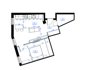 Interjero dizainas, techniniai brėžiniai / akivaizdu.studio / Darbų pavyzdys ID 4307233