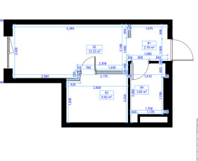 Interjero dizainas, techniniai brėžiniai / akivaizdu.studio / Darbų pavyzdys ID 4307247