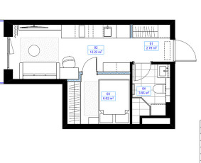 Interjero dizainas, techniniai brėžiniai / akivaizdu.studio / Darbų pavyzdys ID 4307251