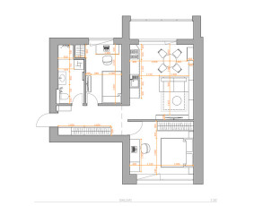 Interjero dizainas, techniniai brėžiniai / akivaizdu.studio / Darbų pavyzdys ID 4069383