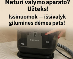 Įvairios technikos nuoma - Plaunamo siurblio ir langų roboto nuoma Kaune - 1