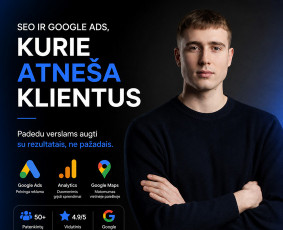 Reklamos paslaugos - #1 Seo & Google Ads reklama, ai&scaron;ki investicijų grąža - 1