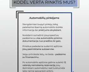 Automobilių pirkimo-pardavimo konsultantai - Nemokamai parduosime automobilį už jus komiso pagrindu! - 3