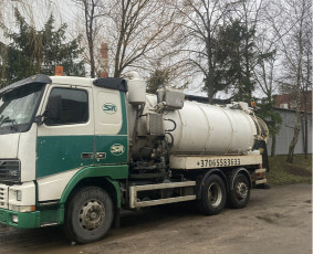 Statybos darbai - Nuotekų i&scaron;vežimas, Vamzdynų plovimas - 1