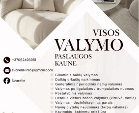 Valymo paslaugos - Visos valymo paslaugos - kruop&scaron;čiai, &scaron;variai, patikimai. - 1