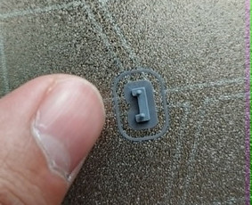 Miniatiurinis spausdinimas su 0,2mm purkštuku