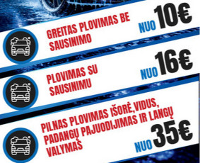 Salono valymas (sausas) - Variklių plovimas I Automobilių plovimas I Cheminis valymas - 3