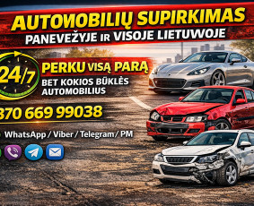 Daužtų automobilių supirkimas - Automobilių supirkimas Panevėžyje ir visoje Lietuvoje - 1