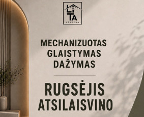 Vidaus apdailos darbai - Glaistymas ir dažymas - 1