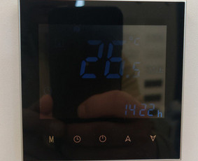 Termostato montažas
