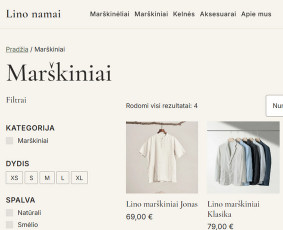 El. parduotuvių kūrimas - Interneto svetainių ir el. parduotuvių kūrimas - 1