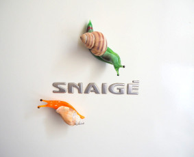 Dvi mažos stiklo sraigės - magnetukai su natūraliais kiautais. Galimi įvairūs spalviniai variantai.
Dydis 4cm