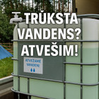 1000L talpos ibc konteineriai atveža vandenį
