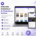 G Svetainės ir e. parduotuvės kūrimas