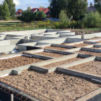 gefasto Pamatu betonavimas. Atramines sienos gefasto Pamatu betonavimas. Atramines sienos