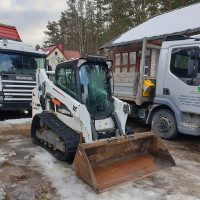 Aplinkotvarka24 Bobcat, mini ekskovatoriaus nuoma, savivarčių paslaugos