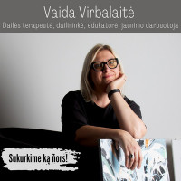 Vaida Virbalaitė Dailės terapija individualiai bei grupėms, gyvai ir nuotoliu