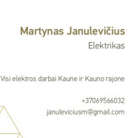 Martynas Janulevicius Visi elektros darbai Kaune ir Kauno rajone