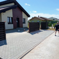modestas budrys Trikelių Klojimas, Bordiūru dėjimas,smulkus gerbūvio darbai