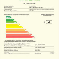 Klaipėdos Statybos Kompanija Energetinio naudingumo sertifikatas