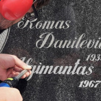 Paminklita Paminklita Raidžių kalimas ant paminklų, visi kiti kapaviečių darbai.