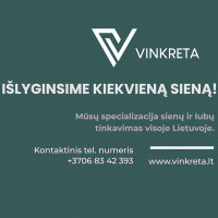 Vinkreta Vinkreta – kokybiškas tinkavimas Vinkreta Vinkreta – kokybiškas tinkavimas