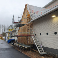 Vitalijus Senu Mediniu,muriniu Namu renovacija rekonstrukcija.