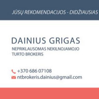 Sertifikuotas NT brokeris Dainius Grigas