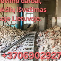 Griaunu GR Griovimo darbai,siuksliu isvezimas Visoje Lietuvoje