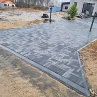 Sergejus Kuosa Trinkelių klojimas, Betonavimo darbai