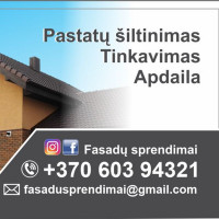 Saulius Fasadai Tinkavimas ir apdaila. Saulius Fasadai Tinkavimas ir apdaila.