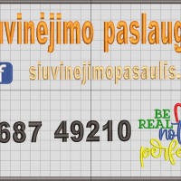 Kęstutis Kizis Kompiuterinis logotipų siuvinėjimas, siuvinėjimo failai.